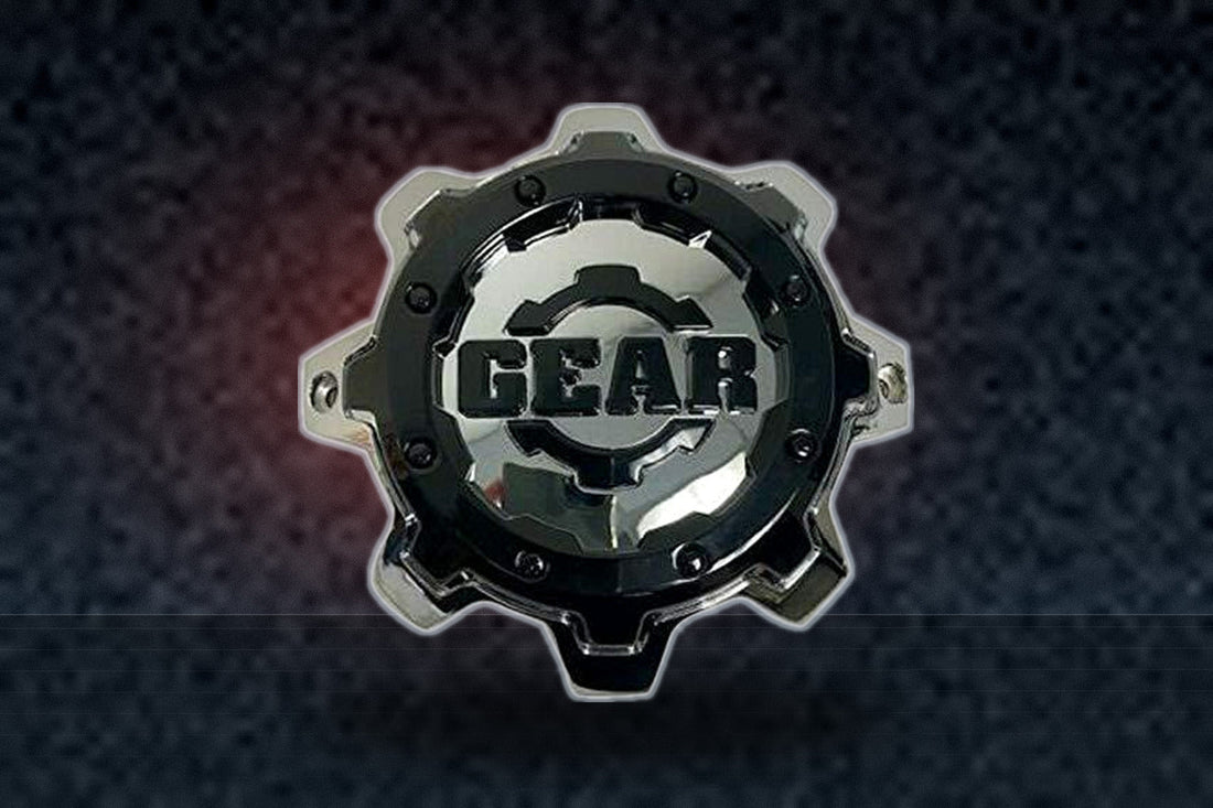 Gear Alloy C-741-2 GEAR-741-2 Chrome and Black Wheel Center Cap replacement wheel center cap part C-741-2