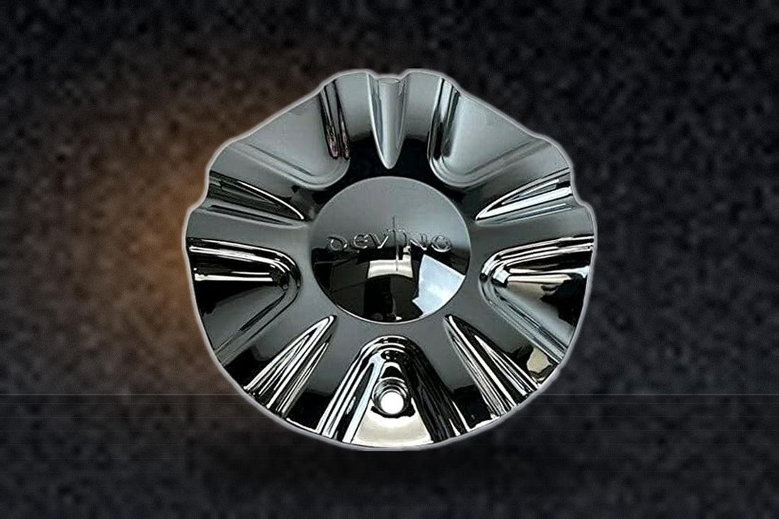 Devino Lethal 644 Chrome Wheel Center Cap DV0644-TRUCK-CAP LG0603-49 SGD0010 replacement wheel center cap part DV0644-TRUCK-CAP