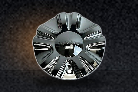 Devino Lethal 644 Chrome Wheel Center Cap DV0644-TRUCK-CAP LG0603-49 SGD0010 replacement wheel center cap part DV0644-TRUCK-CAP