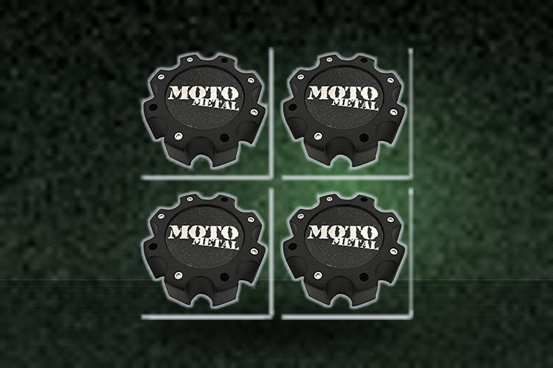 Moto Metal 4 Pack Wheels 845L172 LG0810-26 845L172S2 Matte Black Center Cap replacement wheel center cap part 845L172