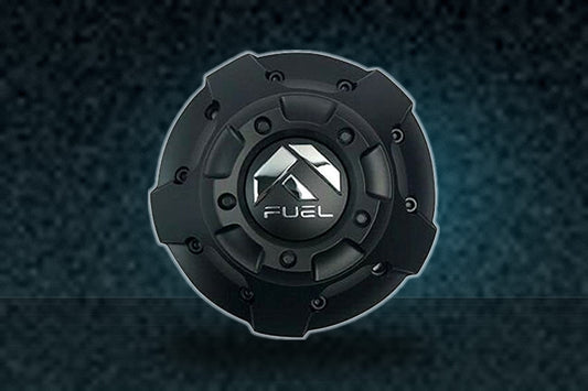 Fuel Wheels 1003-81MBR Matte Black with Black Rivets Center Cap replacement wheel center cap hardware part 1003-81MBR