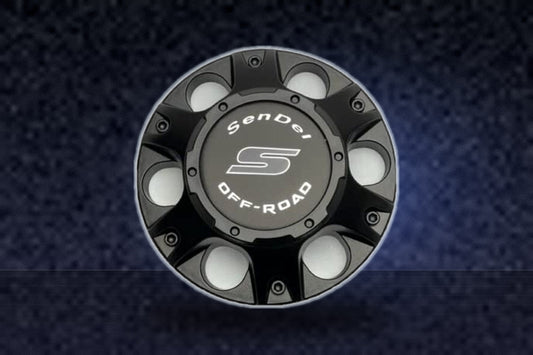 Sendel Off-Road Matte Black Snap in Wheel Center Cap LOCKR-6H-CAP LOCKER-6H-2 replacement wheel center cap part LOCKR-6H-CAP