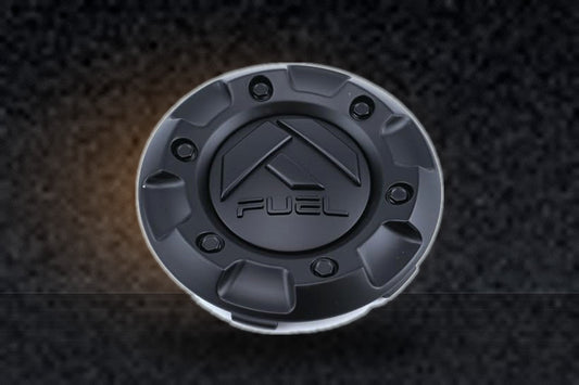 Fuel Off-Road Full Matte Black Wheel Center Cap Top Section 1001-58CEN-BMB 6 Lug 4.25 Inch replacement wheel center cap part 1001-58CEN-BMB