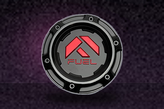 Fuel Offroad Wheels 1005-49TGBQ Gloss Black and Red Center Cap replacement wheel center cap part 1005-49TGBQ