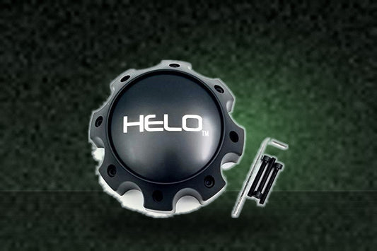 Helo Wheels 1079L170HE1SB S057L170 (MB) CAP-S057L170 Satin Black Center Cap replacement wheel center cap part 1079L170HE1SB