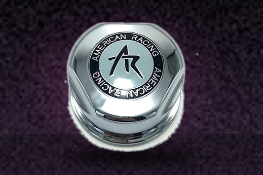 American Racing Chrome Wheel Rim Snap in Center Cap 1307100S CMC9007 SF104-25 Cap F-050 replacement wheel center cap part 1307100S