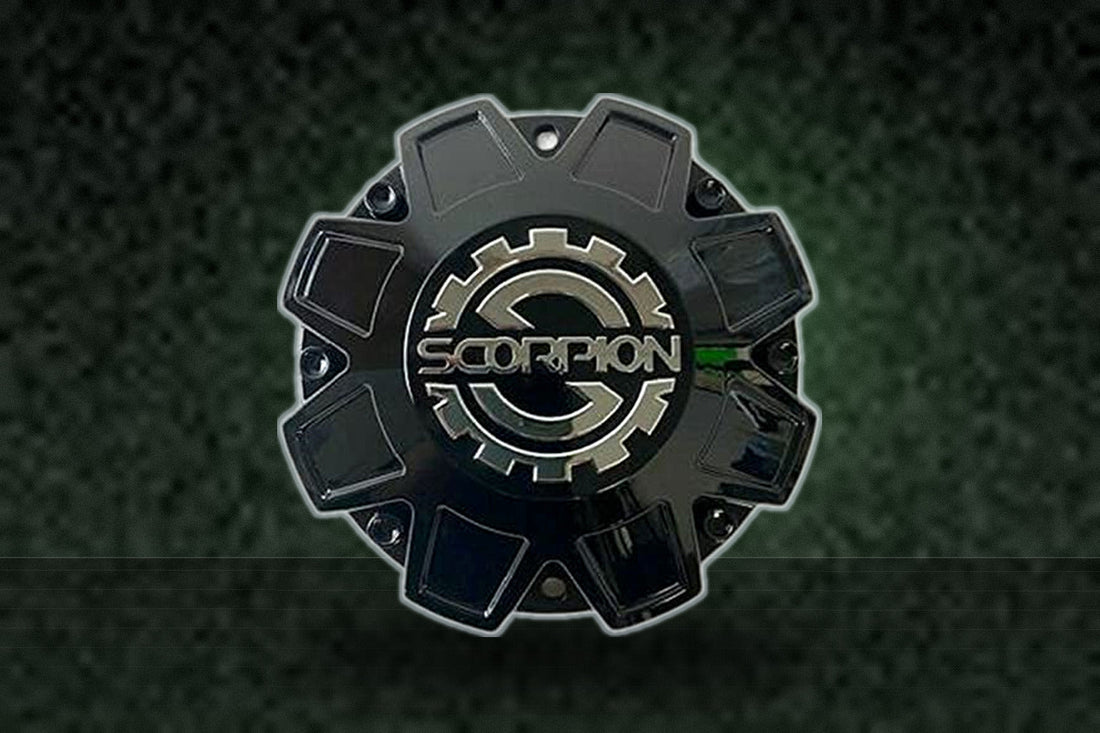 Scorpion Wheels 244-CAP LG1606-65 Black Wheel Center Cap replacement wheel center cap part 244-CAP