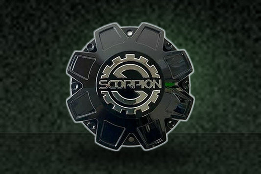Scorpion Wheels 244-CAP LG1606-65 Black Wheel Center Cap replacement wheel center cap part 244-CAP