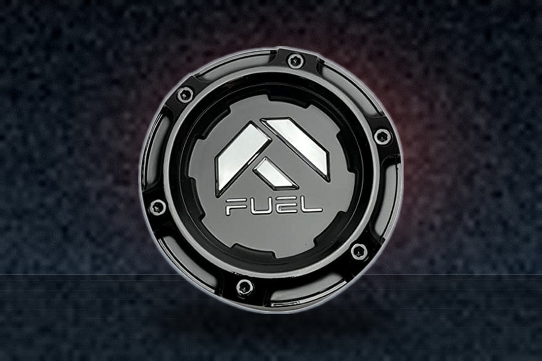 Fuel Offroad Wheels 1005-50BLD Gloss and Matte Black Center Cap 8x165 replacement wheel center cap part 1005-50BLD