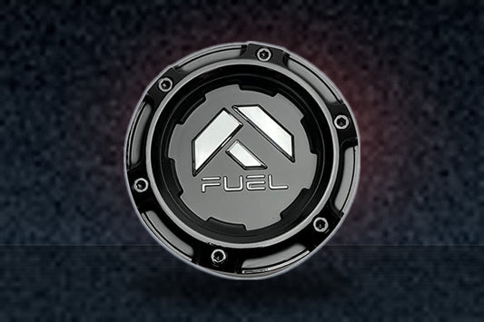 Fuel Offroad Wheels 1005-50BLD Gloss and Matte Black Center Cap 8x165 replacement wheel center cap part 1005-50BLD