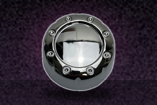 Rev Chrome Snap in No Logo Wheel Center Cap C10807-6H 390S029 replacement wheel center cap part C10807-6H