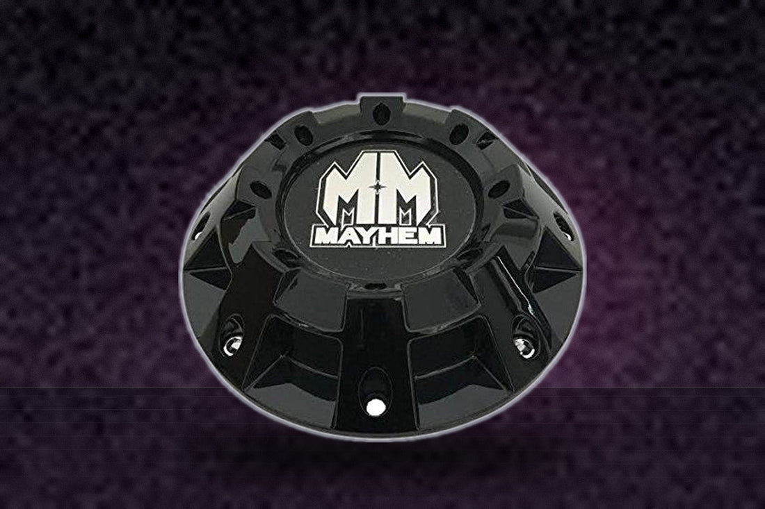 Mayhem Wheels C108100B 81492090F-1 Gloss Black Center Cap replacement wheel center cap part C108100B