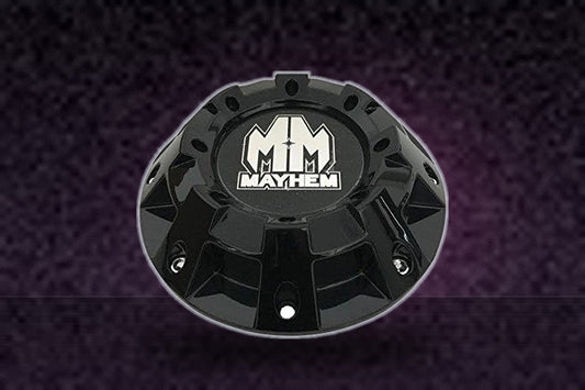 Mayhem Wheels C108100B 81492090F-1 Gloss Black Center Cap replacement wheel center cap part C108100B