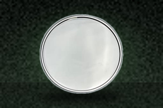 Replica IROC Camaro Chrome No Logo Snap in Wheel Center Cap CC422-1P 810-01 replacement wheel center cap part CC422-1P