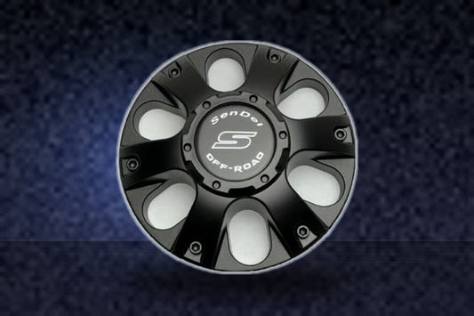 Sendel Off-Road Matte Black Snap in Wheel Center Cap LOCKR-6HS-CAP replacement wheel center cap part LOCKR-6HS-CAP
