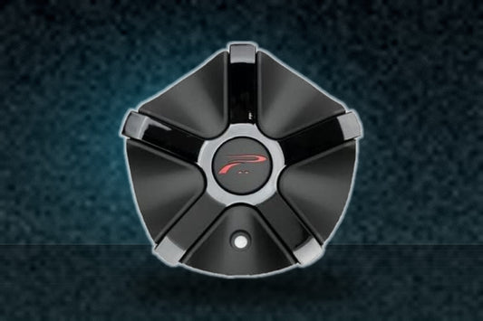 Platinum Widow Matte Black with Gloss Black Inserts Wheel Center Cap 89-9212-CAP replacement center cap logo / insert part 89-9212-CAP