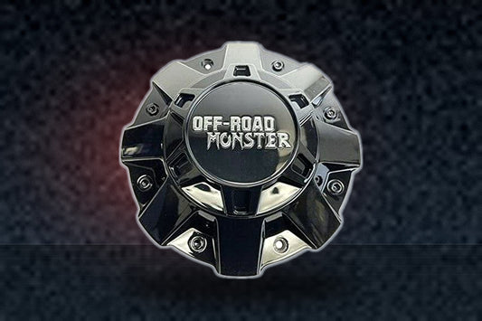 Monster Off-Road Gloss Black Wheel Center Cap C-5240-1-XG C-8115-1 replacement wheel center cap part C-5240-1-XG
