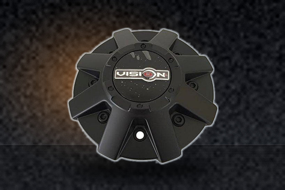 Vision Wheels Incline C400MB C400MB-CAP Matte Black Center Cap replacement wheel center cap part C400MB