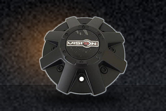 Vision Wheels Incline C400MB C400MB-CAP Matte Black Center Cap replacement wheel center cap part C400MB