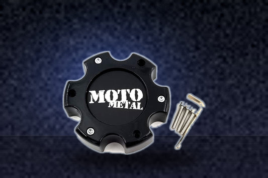 Moto Metal MO909B6139B Gloss Black Center Cap 6x5.5 replacement wheel center cap part MO909B6139B
