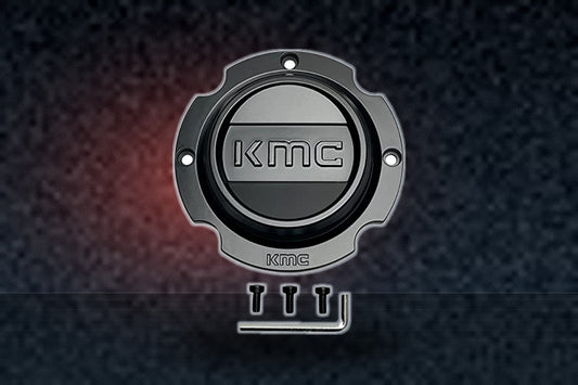 KMC Wheels KS2CAP44-SB UTV Satin Black Center Cap replacement wheel center cap part KS2CAP44-SB