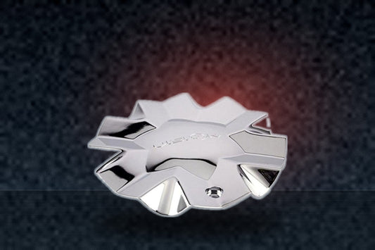 Vision Hollywood 6 Center Cap Chrome 6 Lug C436 New Vision Logo replacement wheel center cap part C436