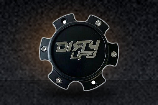 Dirty Life Wheels C109305MB05 C-801-5 Matte Black Wheel Center Cap replacement wheel center cap part C109305MB05