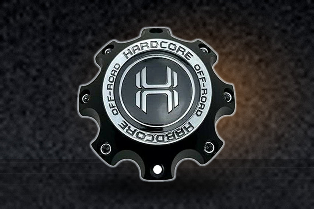 Hardcore Off-Road Gloss Black Wheel Center Cap HD-CAP-8H-165 CAP020-MD SG replacement wheel center cap part HD-CAP-8H-165