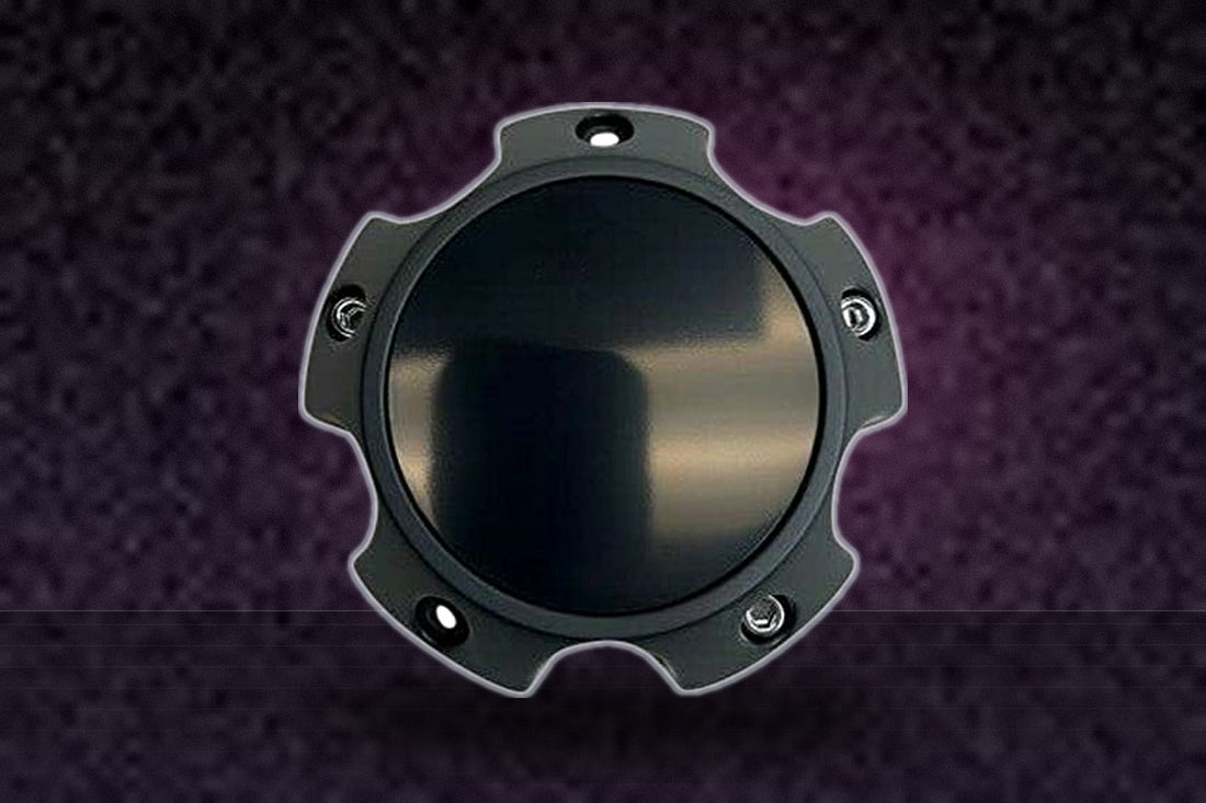 Pro Comp No Logo 5 Lug Truck Matte Black Wheel Center Cap 6031CAP4 replacement wheel center cap part 6031CAP4
