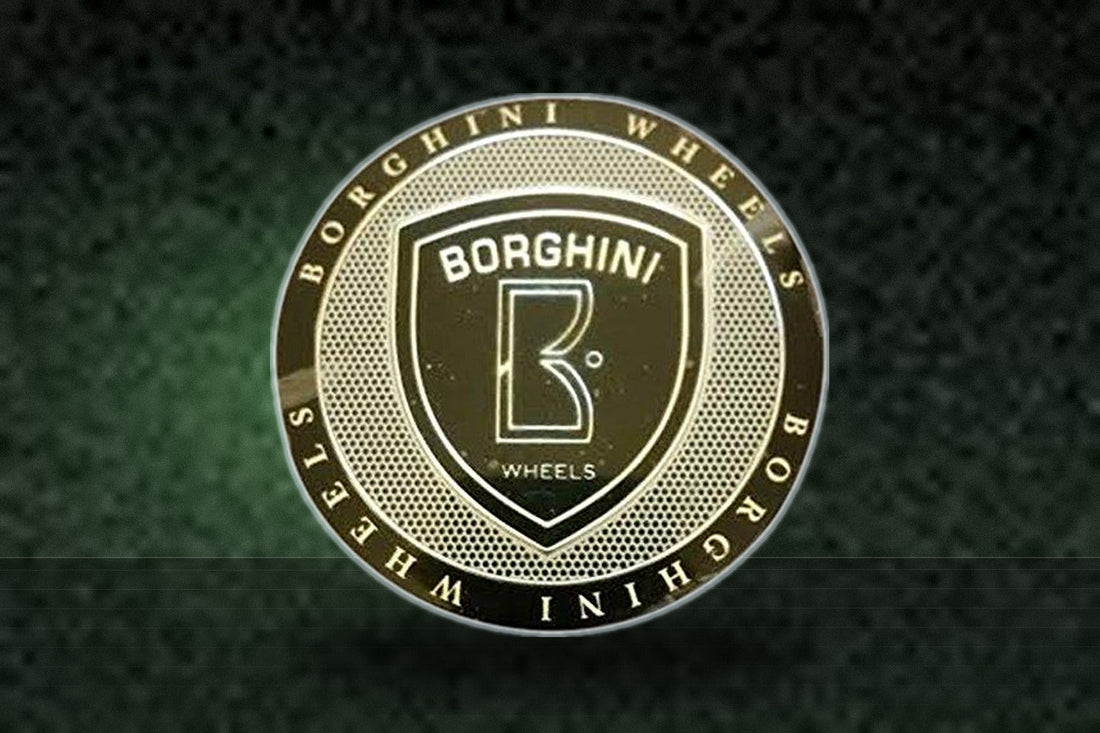 Borghini Wheels CC016-1P Snap in Center Cap (Borghini Logo No Longer Availible, the cap will have a U2 logo) replacement wheel center cap part CC016-1P
