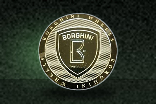 Borghini Wheels CC016-1P Snap in Center Cap (Borghini Logo No Longer Availible, the cap will have a U2 logo) replacement wheel center cap part CC016-1P