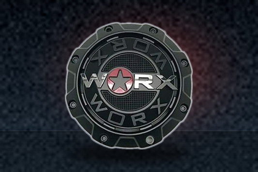 Worx by Ultra 8 Lug Matte Black Wheel Center Cap 30171765F-A 1-Inch Spacer replacement wheel center cap part 30171765F-A