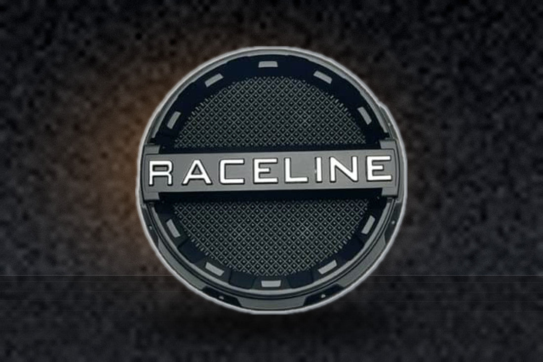 Raceline Matte Black Snap in Wheel Center Cap C904B-FB replacement wheel center cap part C904B-FB