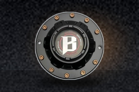 Ballistic Matte Black Bronze Rivets Wheel Center Cap CAP BL-01 replacement wheel center cap hardware part BL-01