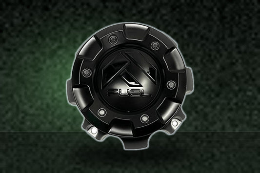 Fuel Offroad Wheels 1001-60BLD Matte Black Finish with Gloss Black Logo 8x170 replacement wheel center cap part 1001-60BLD