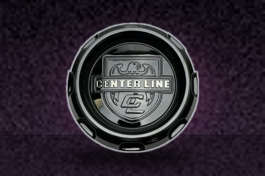 Center Line Gloss Black Short Snap in Wheel Center Cap C-760 C-760-2 replacement wheel center cap part C-760