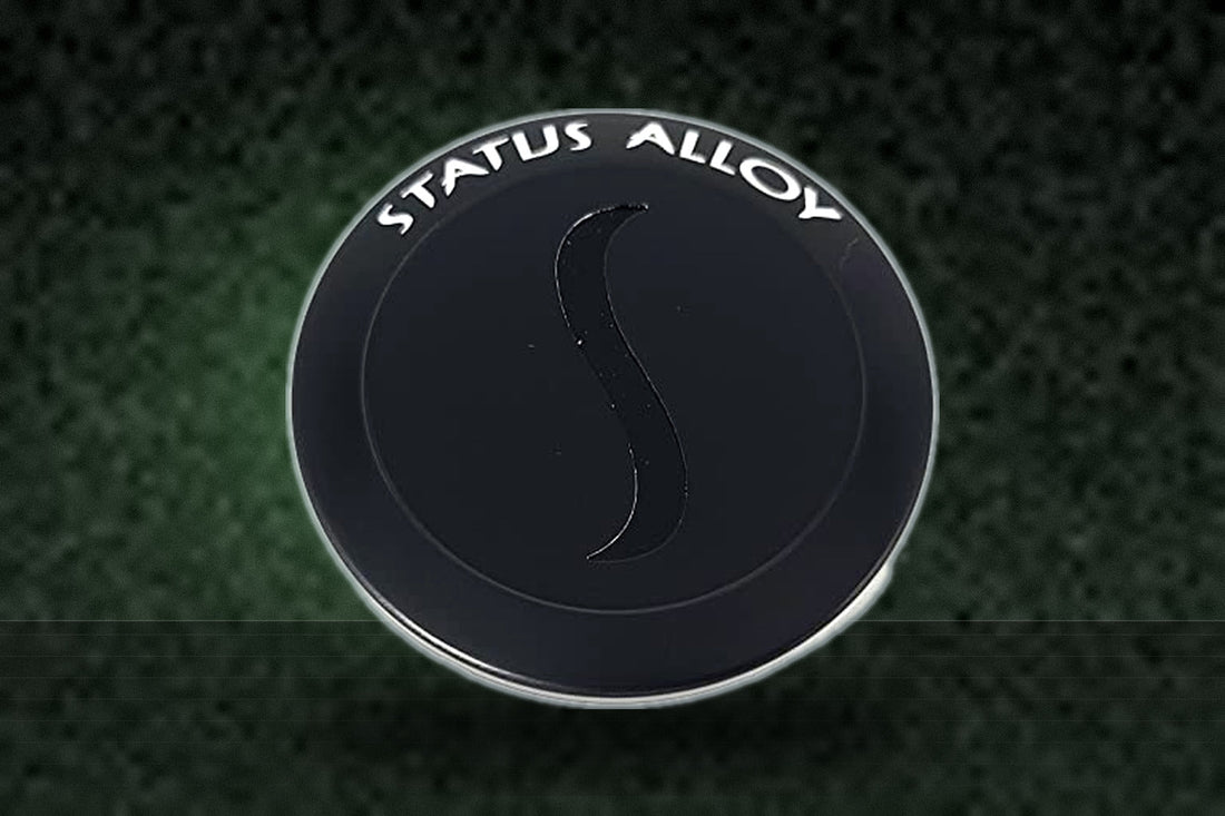 Status Alloy Wheels CCSTATMB 1246S02 Black Center Cap 5 and 6 Lug Griffin Goliath Juggernaut Journey replacement wheel center cap part 1246S02