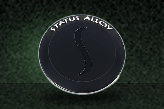 Status Alloy Wheels CCSTATMB 1246S02 Black Center Cap 5 and 6 Lug Griffin Goliath Juggernaut Journey replacement wheel center cap part 1246S02