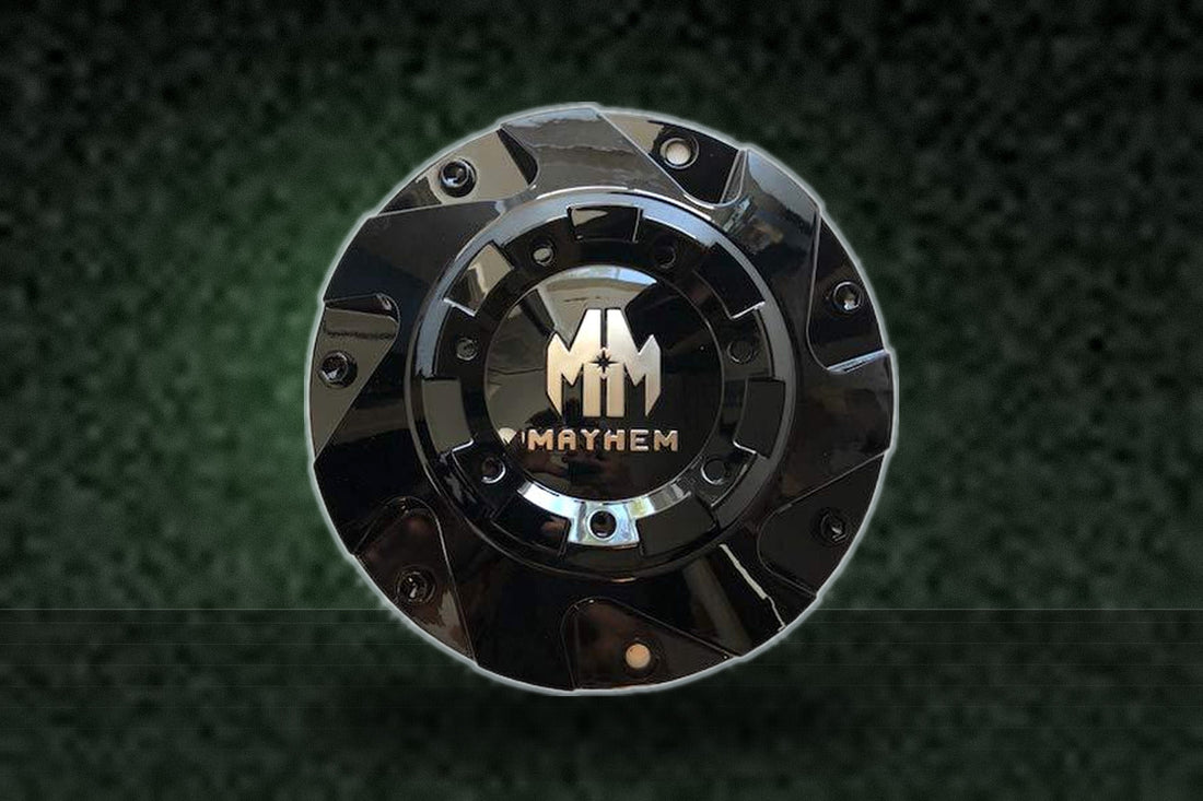 Mayhem Wheels 8106 Hatchet C108106-CAP C108106B Gloss Black Center Cap replacement wheel center cap part C108106-CAP