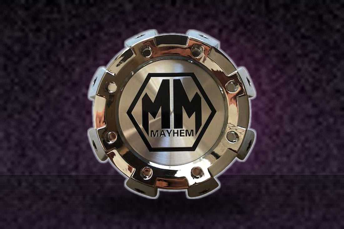 Mayhem Wheels 8101 Monstir Dually C108101C01-R 813220825F-4 Chrome Rear Center Cap replacement wheel center cap part C108101C01-R