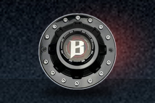 Ballistic Gloss Black Chrome Rivets Wheel Center Cap CAP BL-02 replacement wheel center cap hardware part BL-02