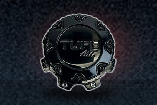 TUFF A.T. Gloss Black Wheel Center Cap 2321L163(GB) 2321L163-1 replacement wheel center cap part 2321L163
