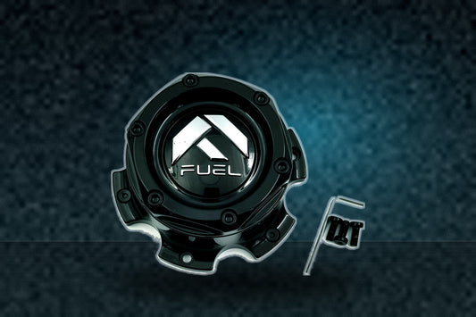 Fuel Off-Road 1004-27GB Gloss Black / Chrome Wheel Center Cap 6x5.5