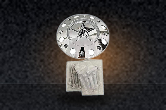 KMC XD Series 775L239C 775L239 A0157 LG0904-09 Chrome Wheel Center Cap FITS DUALLY ONLY replacement wheel center cap part 775L239C