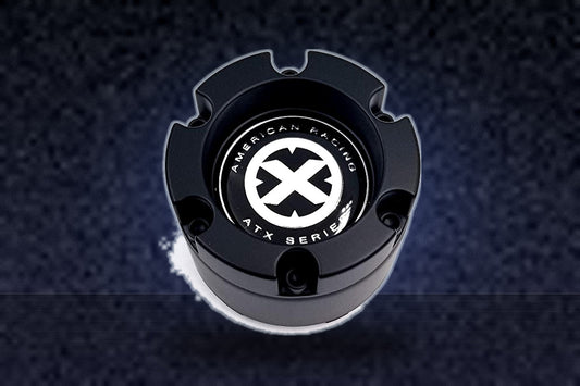 ATX Series ATX CAP STYLE B BLACK SMALL 5 LUG - 391K80YB003 replacement wheel center cap part 391K80YB003
