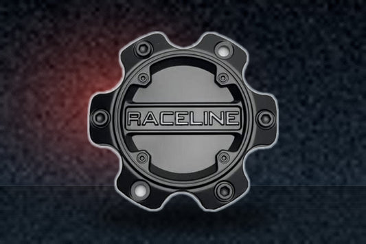 Raceline Matte Black and Gloss Black Logo Wheel Center Cap C949L139S C949L139S-XG replacement wheel center cap part C949L139S