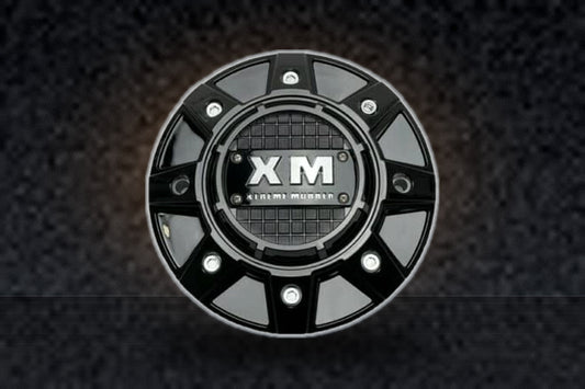 Xtreme Mudder Gloss Black Wheel Center Cap C-8023-1 replacement wheel center cap part C-8023-1
