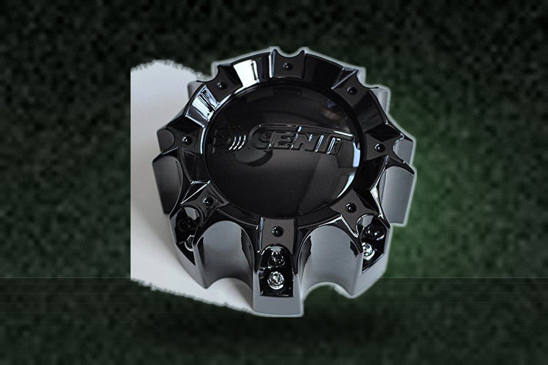Dcenti Wheel Center Cap for DW915 with Serial Number CBDW8-1P or SJ106-14 (Glossy Black) replacement wheel center cap part DW915