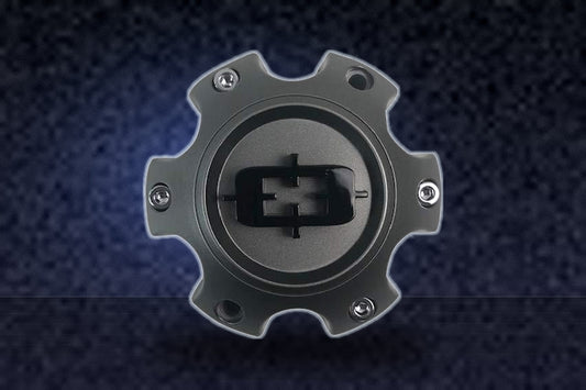 Vision Wheels C415SG-6V Satin Gray 6 Lug Center Cap replacement wheel center cap part C415SG-6V