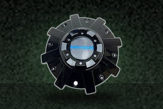 Mayhem Gloss Black Blue Logo Wheel Center Cap C108104BB 8310 replacement wheel center cap part C108104BB